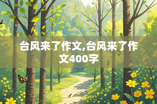 台风来了作文,台风来了作文400字