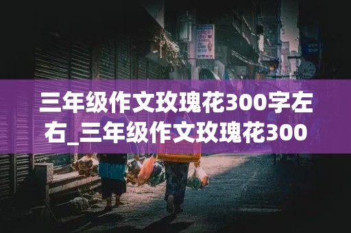 三年级作文玫瑰花300字左右_三年级作文玫瑰花300字左右怎么写