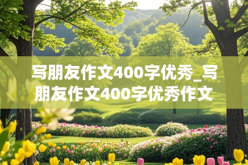 写朋友作文400字优秀_写朋友作文400字优秀作文