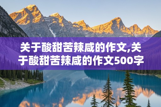 关于酸甜苦辣咸的作文,关于酸甜苦辣咸的作文500字