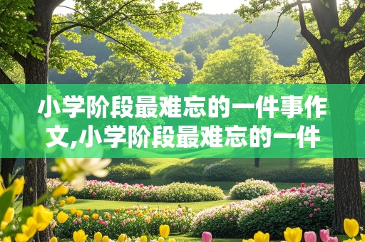 小学阶段最难忘的一件事作文,小学阶段最难忘的一件事作文500字