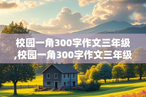 校园一角300字作文三年级,校园一角300字作文三年级操场