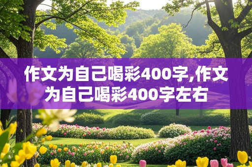 作文为自己喝彩400字,作文为自己喝彩400字左右