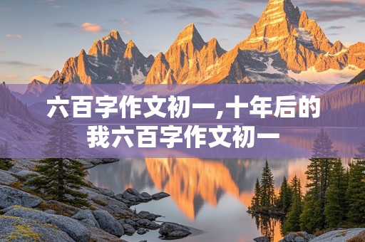 六百字作文初一,十年后的我六百字作文初一