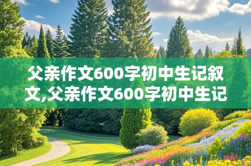 父亲作文600字初中生记叙文,父亲作文600字初中生记叙文怎么写