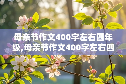 母亲节作文400字左右四年级,母亲节作文400字左右四年级下册