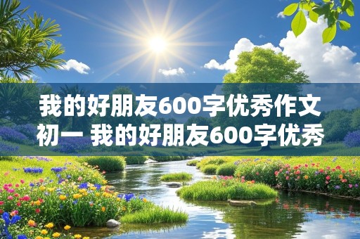 我的好朋友600字优秀作文初一 我的好朋友600字优秀作文初一开头