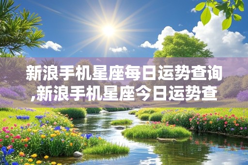 新浪手机星座每日运势查询,新浪手机星座今日运势查询