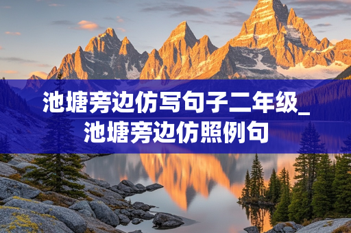 池塘旁边仿写句子二年级_池塘旁边仿照例句