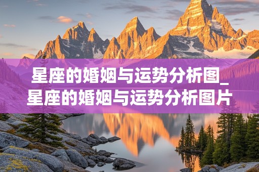 星座的婚姻与运势分析图_星座的婚姻与运势分析图片