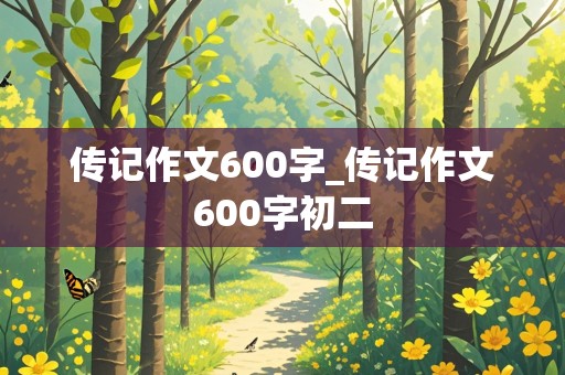 传记作文600字_传记作文600字初二