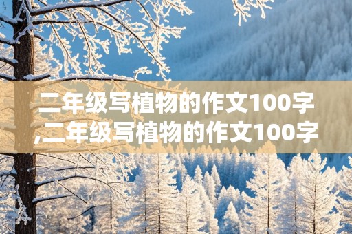 二年级写植物的作文100字,二年级写植物的作文100字仙人掌