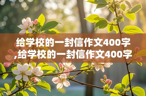 给学校的一封信作文400字,给学校的一封信作文400字六年级