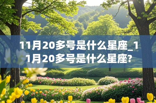 11月20多号是什么星座_11月20多号是什么星座?