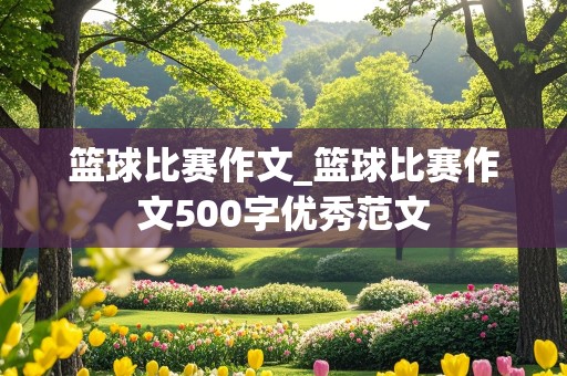 篮球比赛作文_篮球比赛作文500字优秀范文