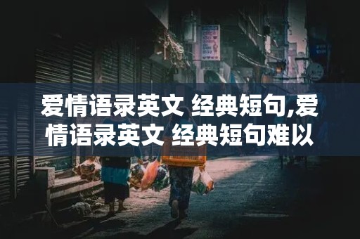 爱情语录英文 经典短句,爱情语录英文 经典短句难以释怀的句子