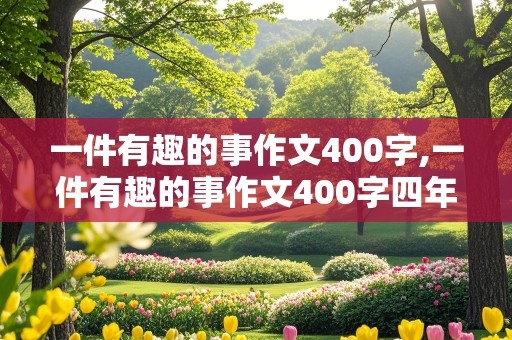 一件有趣的事作文400字,一件有趣的事作文400字四年级