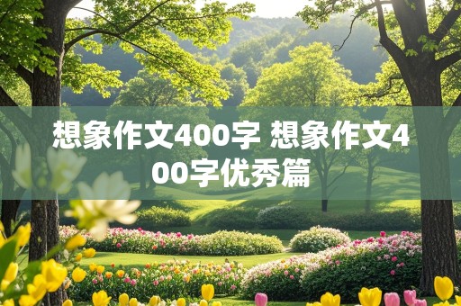 想象作文400字 想象作文400字优秀篇