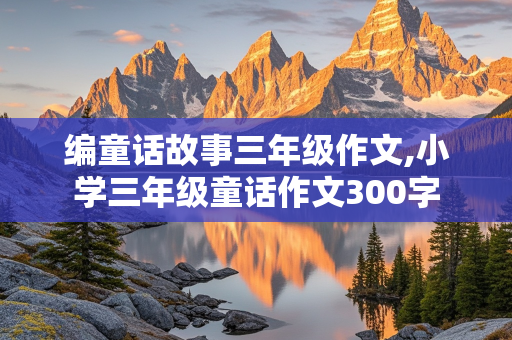 编童话故事三年级作文,小学三年级童话作文300字