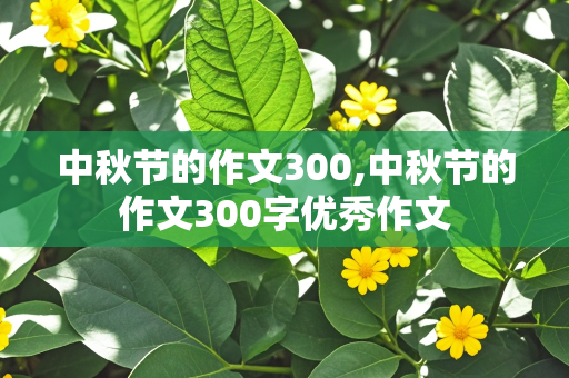 中秋节的作文300,中秋节的作文300字优秀作文