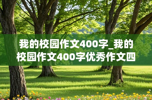 我的校园作文400字_我的校园作文400字优秀作文四年级