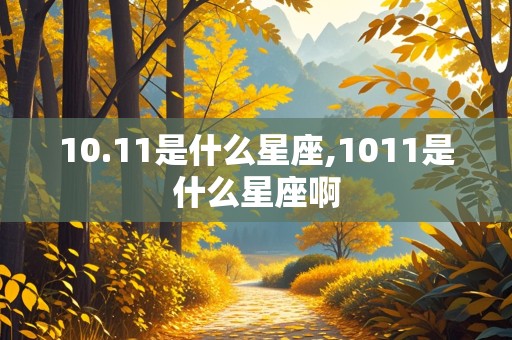 10.11是什么星座,1011是什么星座啊