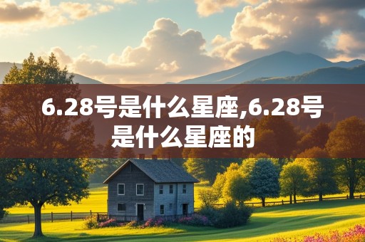 6.28号是什么星座,6.28号是什么星座的