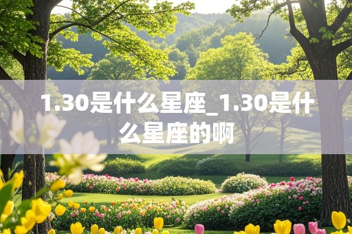 1.30是什么星座_1.30是什么星座的啊