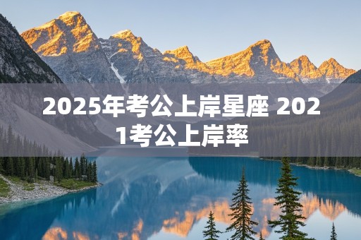 2025年考公上岸星座 2021考公上岸率