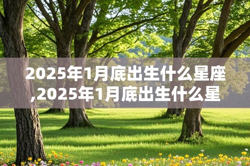 2025年1月底出生什么星座,2025年1月底出生什么星座女