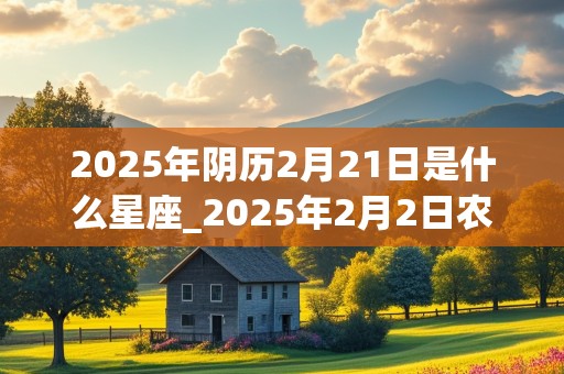 2025年阴历2月21日是什么星座_2025年2月2日农历是多少