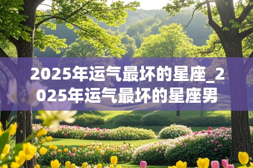 2025年运气最坏的星座_2025年运气最坏的星座男