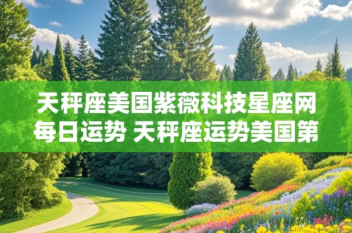 天秤座美国紫薇科技星座网每日运势 天秤座运势美国第一神婆网