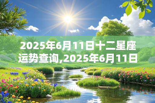 2025年6月11日十二星座运势查询,2025年6月11日十二星座运势查询