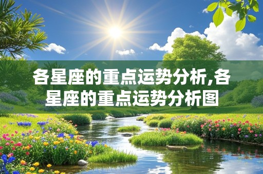 各星座的重点运势分析,各星座的重点运势分析图