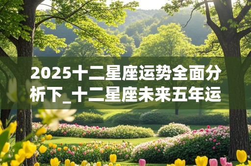 2025十二星座运势全面分析下_十二星座未来五年运势