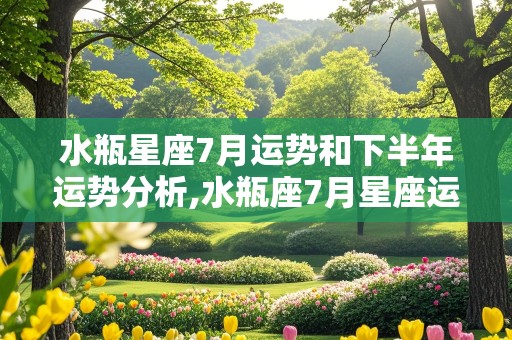 水瓶星座7月运势和下半年运势分析,水瓶座7月星座运势