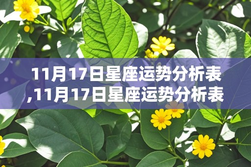 11月17日星座运势分析表,11月17日星座运势分析表格