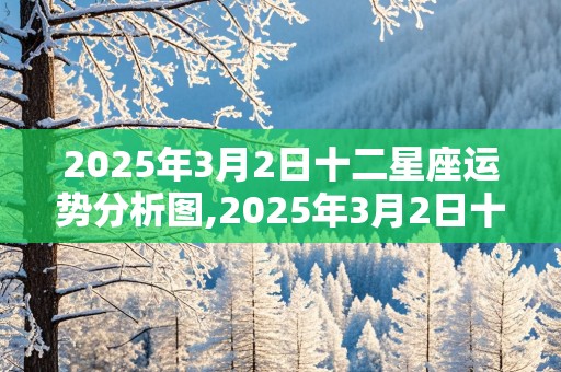 2025年3月2日十二星座运势分析图,2025年3月2日十二星座运势分析图片