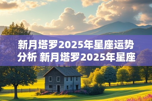 新月塔罗2025年星座运势分析 新月塔罗2025年星座运势分析