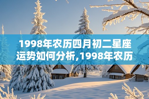 1998年农历四月初二星座运势如何分析,1998年农历四月初二星座运势如何分析呢