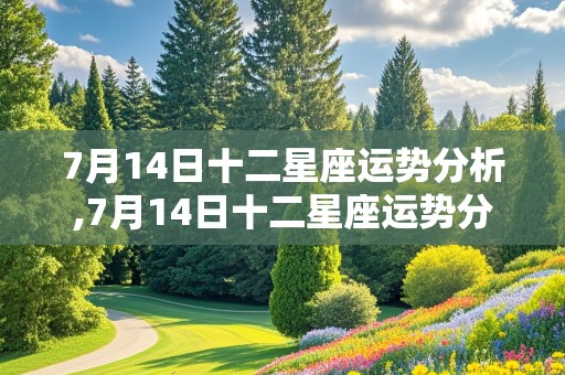 7月14日十二星座运势分析,7月14日十二星座运势分析图