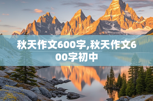 秋天作文600字,秋天作文600字初中