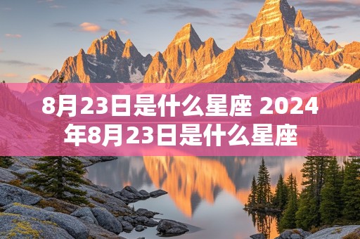 8月23日是什么星座 2024年8月23日是什么星座