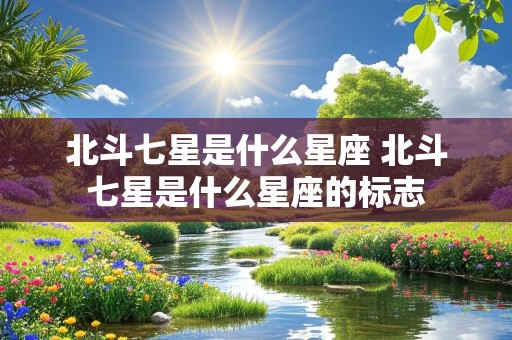 北斗七星是什么星座 北斗七星是什么星座的标志