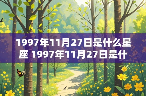 1997年11月27日是什么星座 1997年11月27日是什么星座农历