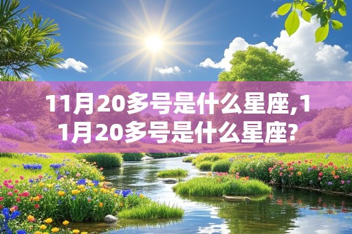 11月20多号是什么星座,11月20多号是什么星座?