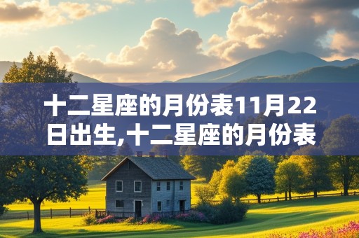 十二星座的月份表11月22日出生,十二星座的月份表11月22日出生的人