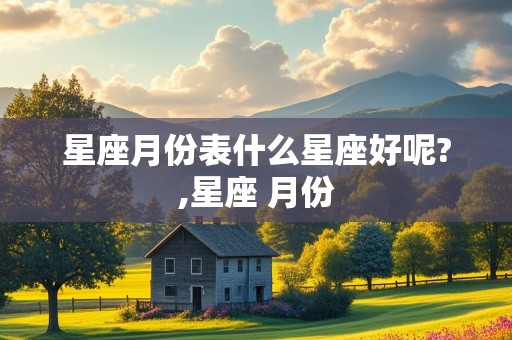 星座月份表什么星座好呢?,星座 月份