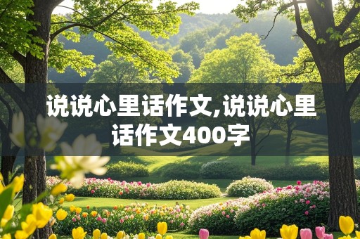 说说心里话作文,说说心里话作文400字